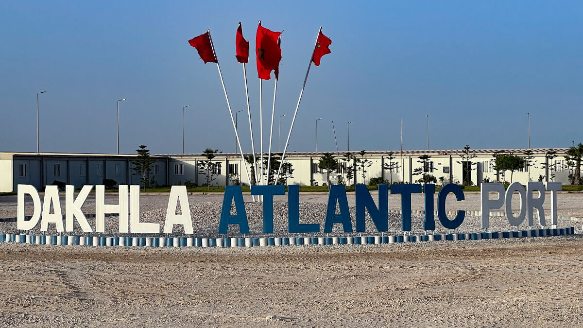 Dakhla Atlantic Port bouwplaats